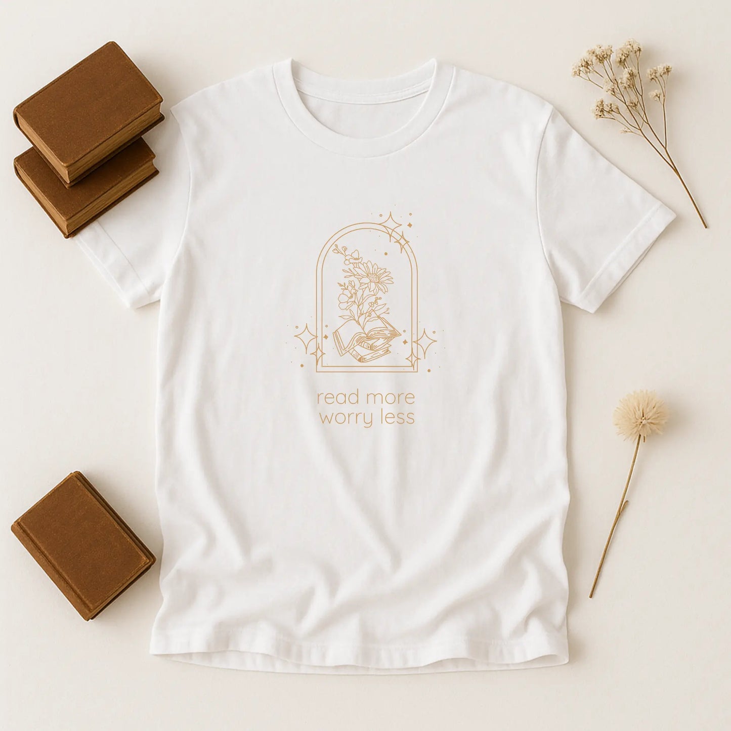 Read More, Worry Less Tee