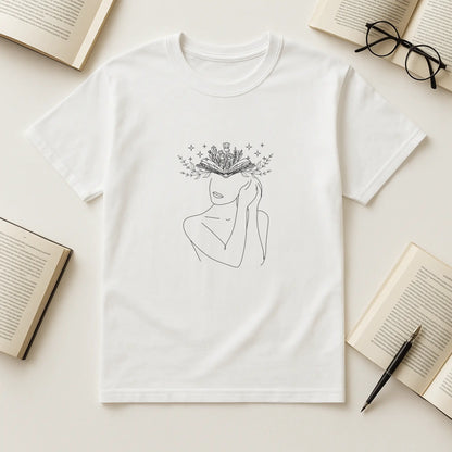 Blooming Book Mind Tee