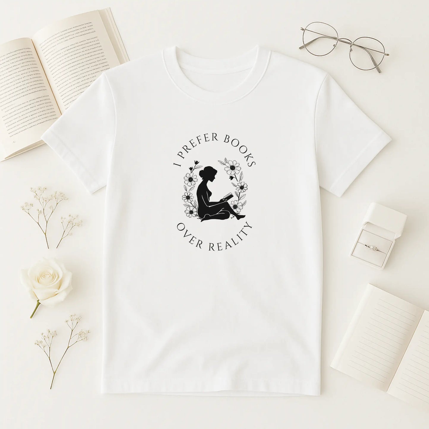 I Prefer Books Over Reality Tee