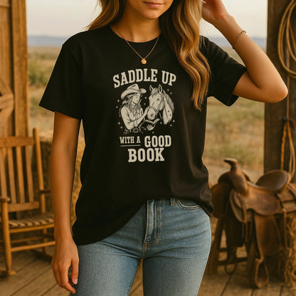 Saddle Up With a Good Book Tee